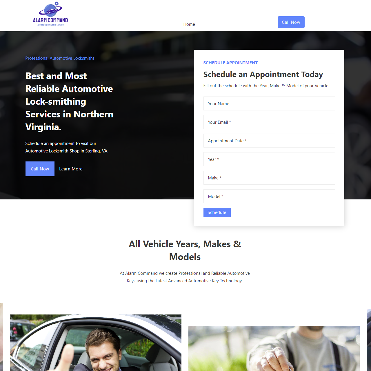 Alarm Command Website by 24kConnect LLC