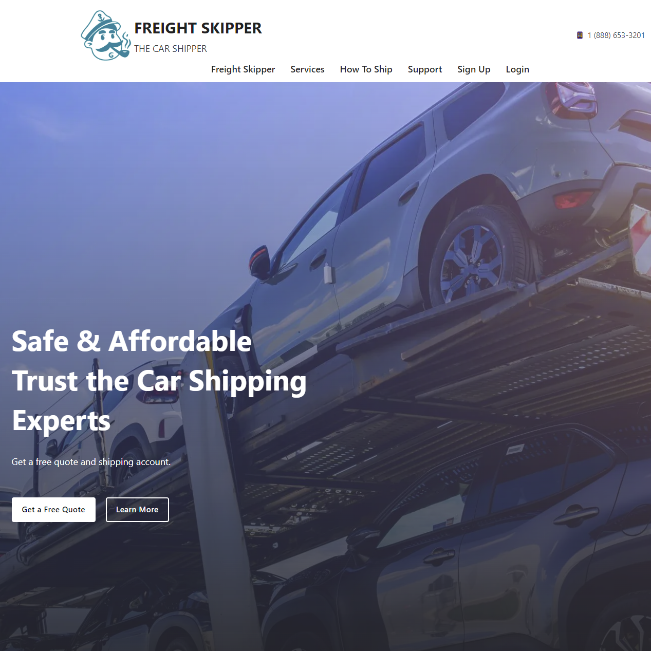 Freight Skipper Website by 24kConnect LLC