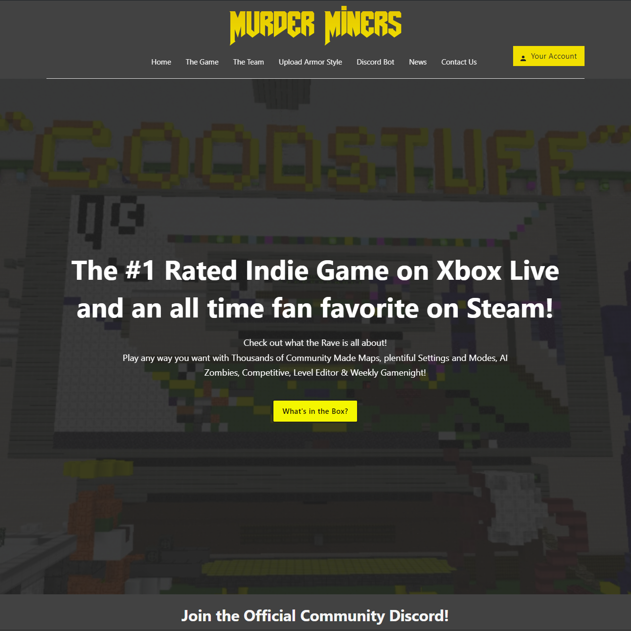 Murder Miners Website by 24kConnect